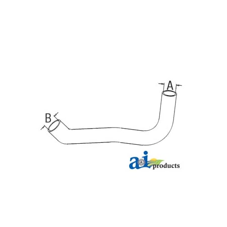 A & I Products Radiator Hose, Bottom 10" x5" x2" A-3281311M1